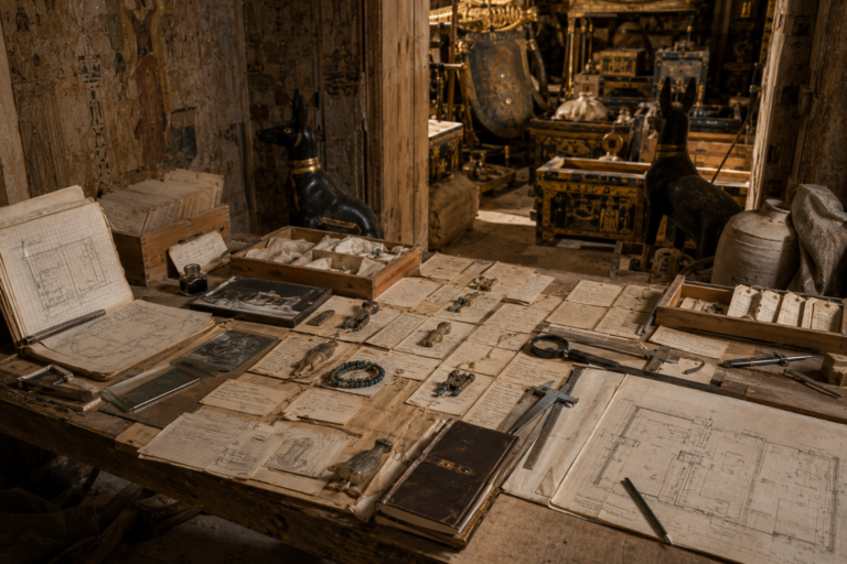 Howard Carter's documentation system for objects from Tutankhamun's tomb