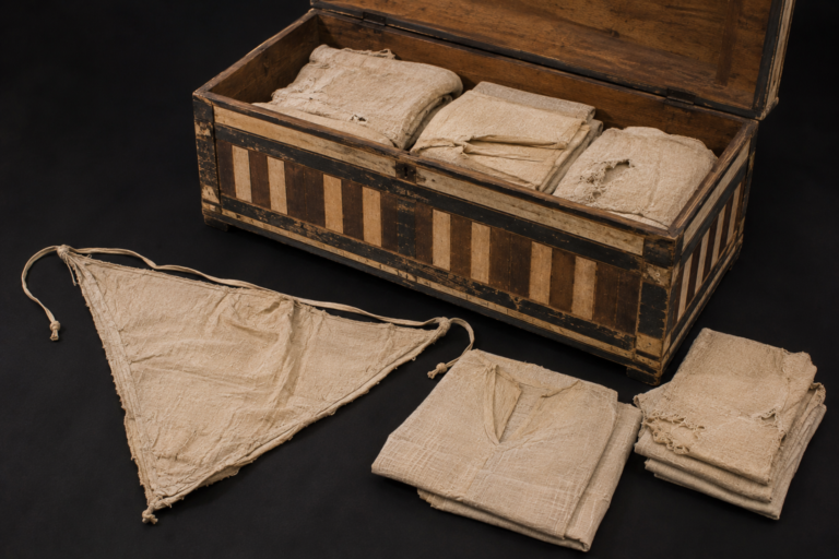 Ancient linen clothing found inside Tutankhamun's tomb